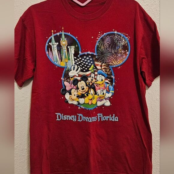 Disney Tops - Disney Dreams Florida Red T-Shirt Med